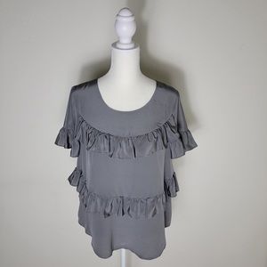 HD in Paris Silk blouse ANTHROPOLOGIE S